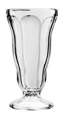 6x SECONDS Ice Cream Sorbet Sundae Footed Milkshake Tall Glasses Soda Dessert