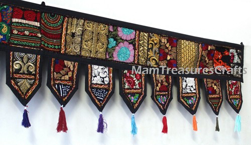 Black valance toran indian - toran,