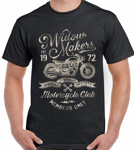 Biker shirt widow makers - widow,