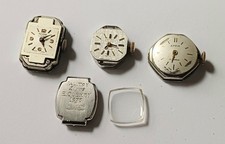 3 TINY VINTAGE LADIES SWISS MEDANA SUMMIT & LIGA WRIST WATCH PARTS SPARES REPAIR