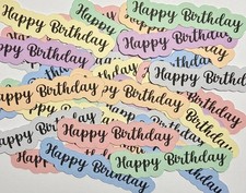 Happy Birthday Sentiments Card