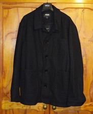 Mens Jacamo black faux wool