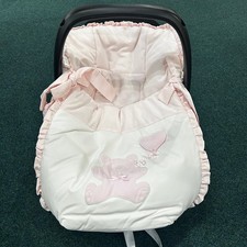 Rosy Fuentes Footmuff Cosytoes For Baby Car Seats - PINK Bear - FM23