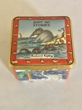 Halcyon Days R Kipling JUST SO STORIES Enamel Lidded Trinket Box Ltd Ed 2”x 2”