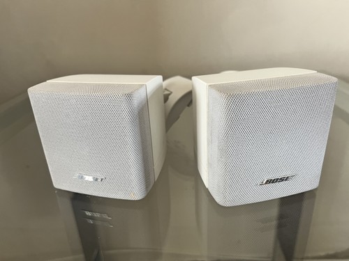 Bose white single - white, cube