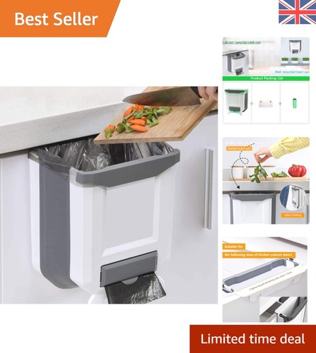 Portable folding trash can - trash,