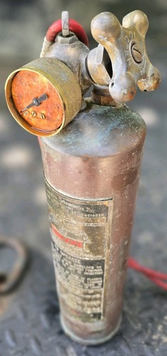 Vintage stop fire inc brass - vintage,