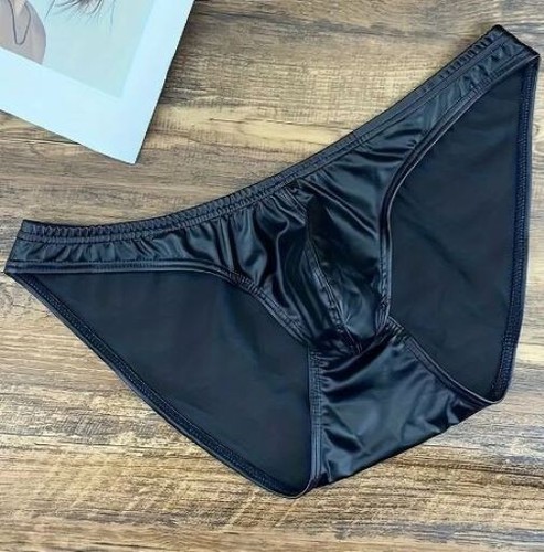 New men sexy leather look - leather,