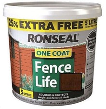 Ronseal 5L One Coat Life Quick