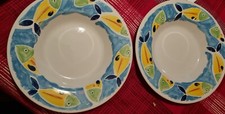 Pasta Dishes x 2 pescado design (fish) Steelite