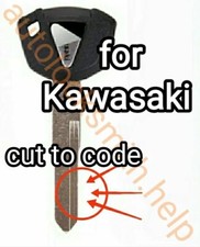 Kawasaki motorcycle keys cut to code, key codes