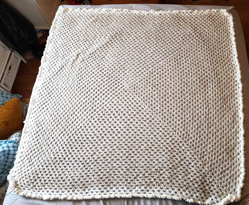 Hand crocheted blanket - hand,
