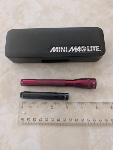 Maglite mini aaa burgundy - maglite,
