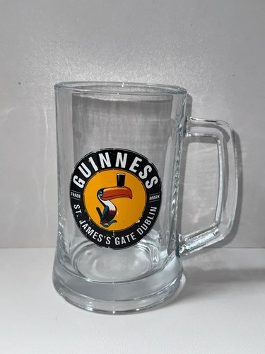 Guinness toucan glass tankard - guinness,