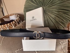 CHANEL dark blue and black