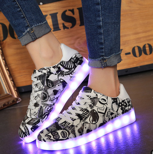 Flashing trainers sneakers led - trainers,
