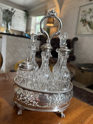 Vintage bottle glass cruet - vintage, 6