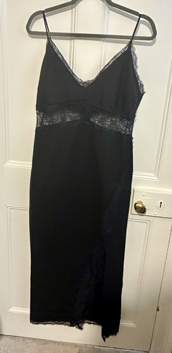 Karen millen black lace trim - millen,