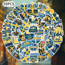 55 piece sticker set Sweden