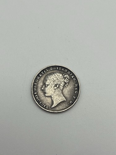 1864 victoria silver sixpence - victoria,
