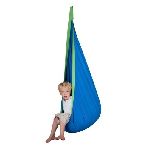 Children hanging pod swing - children,