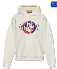 NEW Gucci Logo Hoodie White
