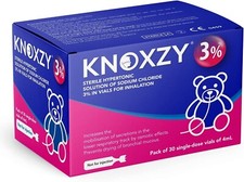KNOXZY Hypertonic Saline Inhalation Solution 3% for Adults & Children 30 X 4ML