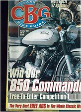 CLASSIC BIKE GUIDE NOVEMBER 1998: MOTO GUZZI V7 SPECIAL / MATCHLESS PT2