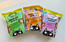 1KG CAT DREAMIES BISCUIT TYPE TREATS TAURINE CATNIP FISH & MEAT 3x350G BBD 07/25