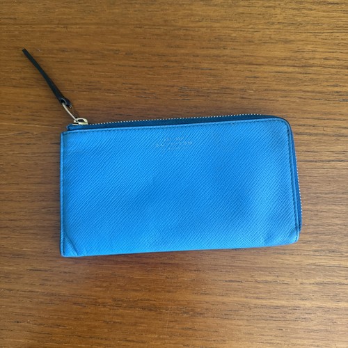 Smythson ladies blue - , leather