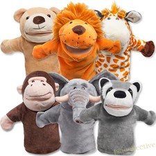 Animal Hand Puppets Finger Full Body Muppet Plush Toy Prop Kid Soft Toddler Fun