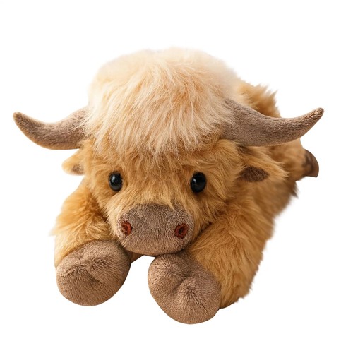 Highland cow plush - highland, pillow