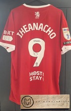 Middlesborough FC 2024/25 Football Unwashed Match Worn Player Signed Shirt 