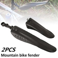 1 Set Fashionable Mountain Bike Mudguard Black Mountain Bike Fender Adjustable