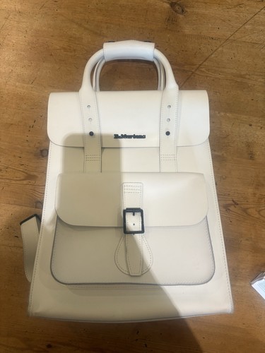 White martens leather - white,