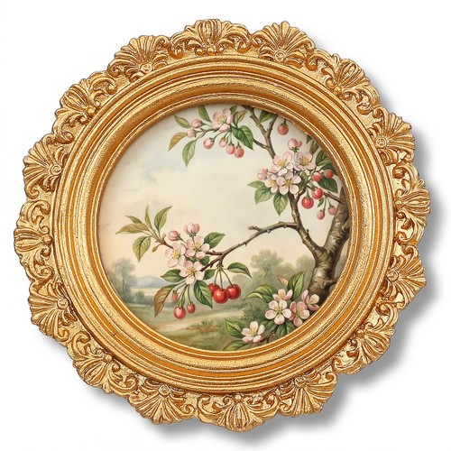 Vintage round picture - vintage,