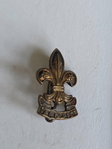Vintage scout pin wees bereid - scout,