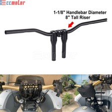 1-1/8" Handlebar & Risers For Harley Dyna Softail Low Rider Street Bob Touring