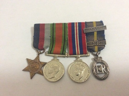 Ww2 miniature medal group - medal, of