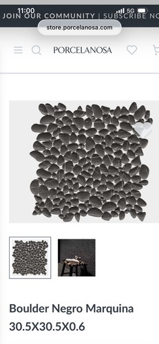 Porcelanosa boulder negro - porcelanosa,