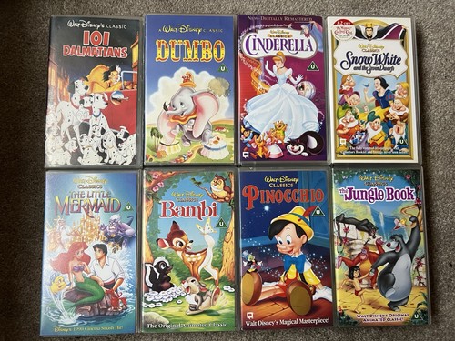 Disney classics vhs bundle - bundle, x8