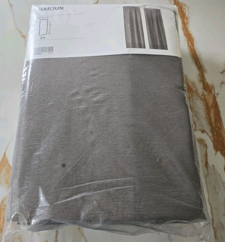 Ikea marjun brown curtains - brown,