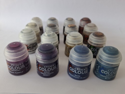 Citadel used paints - 16, x