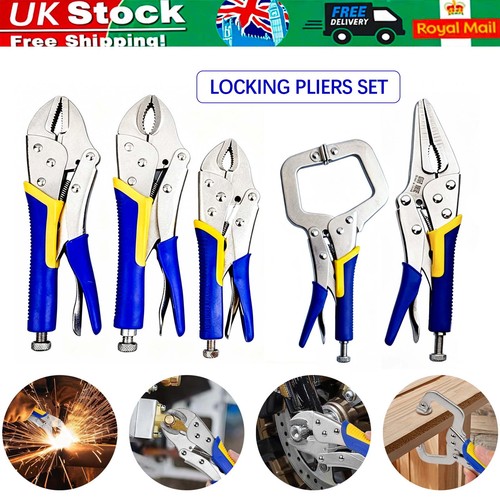 5pc locking mole grip - locking,