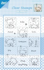 JOY CRAFTS Clear Stamps 6410 Various sizes Flowers Baby Hobbies You choose