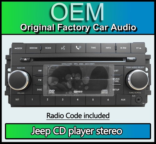 Jeep wrangler player - cd,