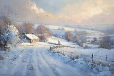 Yorkshire Dales Winter Canvas