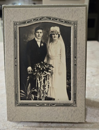 Vintage 1920s wedding photo - vintage,