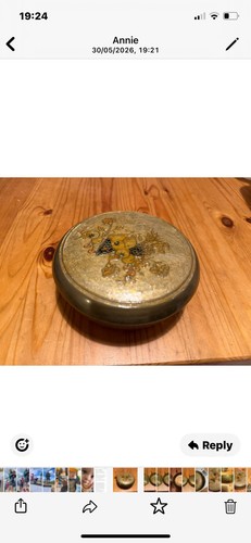 Vintage brass trinket box - vintage,