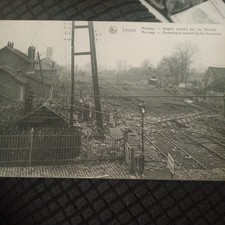 WW1 Railway Line Damage at